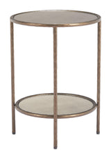 ZUO Anelli Side Table Bronze