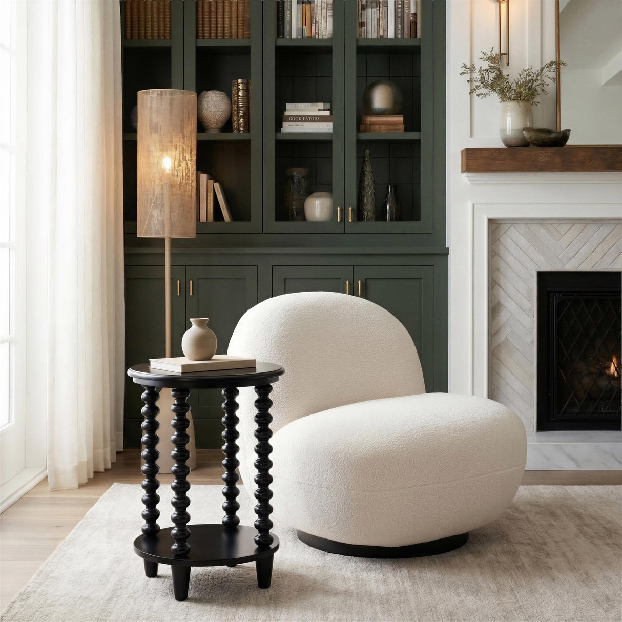 ZUO Gocce Side Table Black