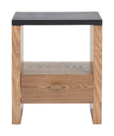 ZUO Natt Side Table Black