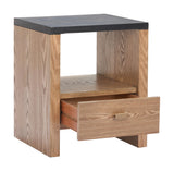 ZUO Natt Side Table Black