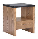 ZUO Natt Side Table Black