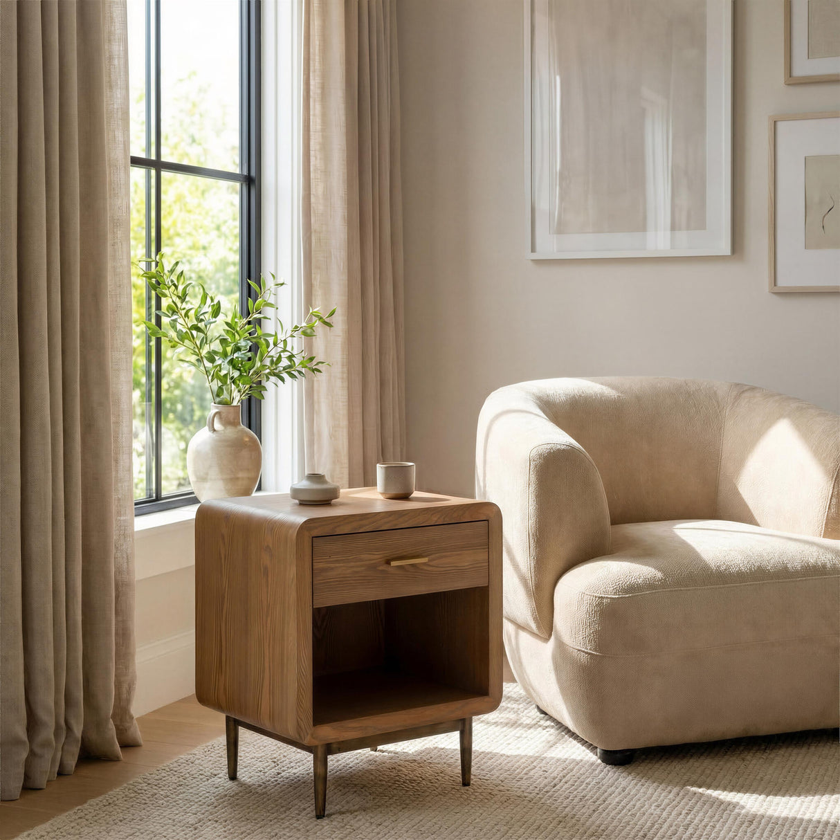 ZUO Vidaz Side Table Brown