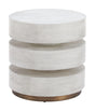 ZUO Laha Side Table Oak White
