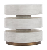 ZUO Laha Side Table Oak White