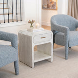 ZUO Yume Side Table Oak White