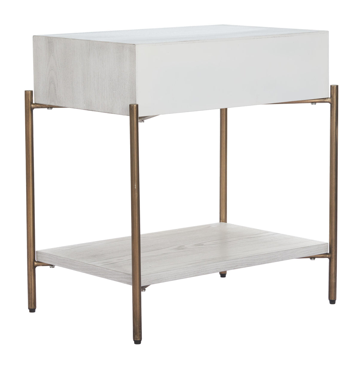 ZUO Yoru Side Table Oak White
