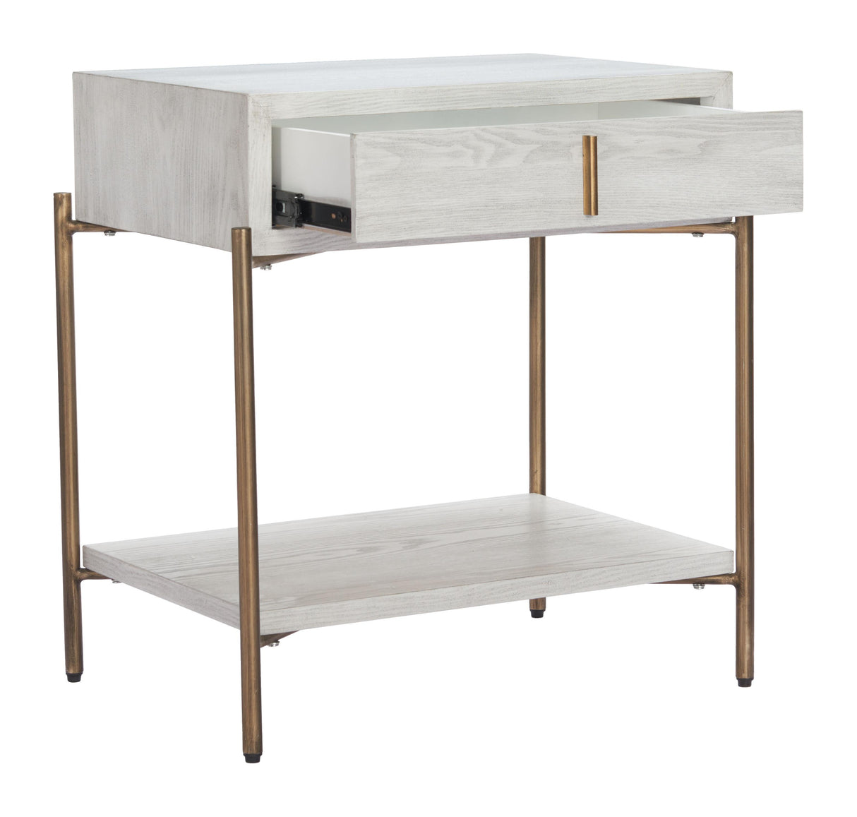 ZUO Yoru Side Table Oak White