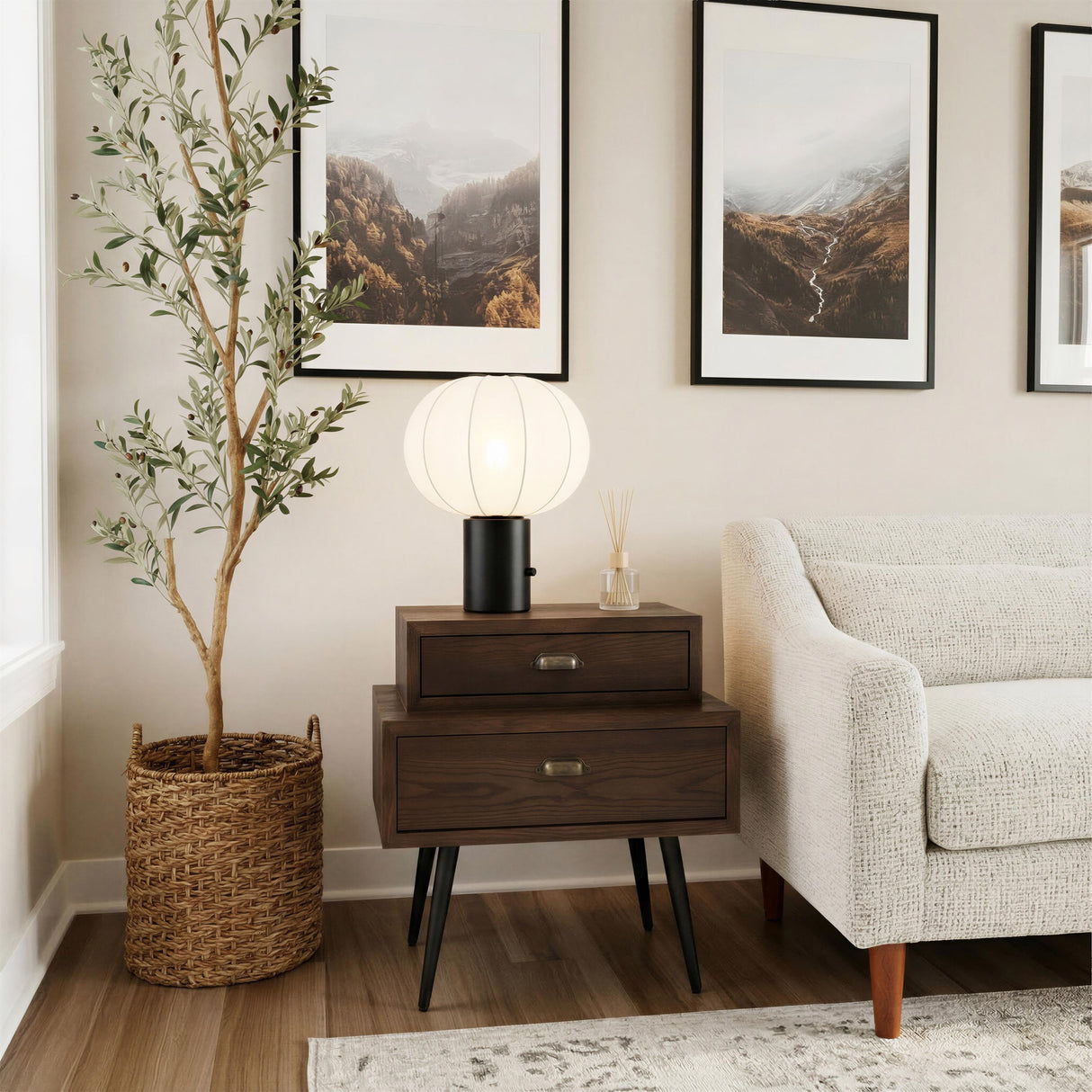 ZUO Mechy Side Table Brown