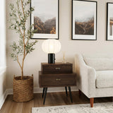 ZUO Mechy Side Table Brown