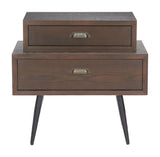 ZUO Mechy Side Table Brown