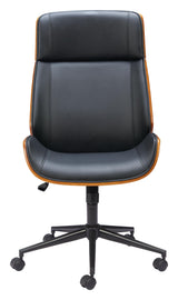 ZUO Flex High Back Office Chair Black