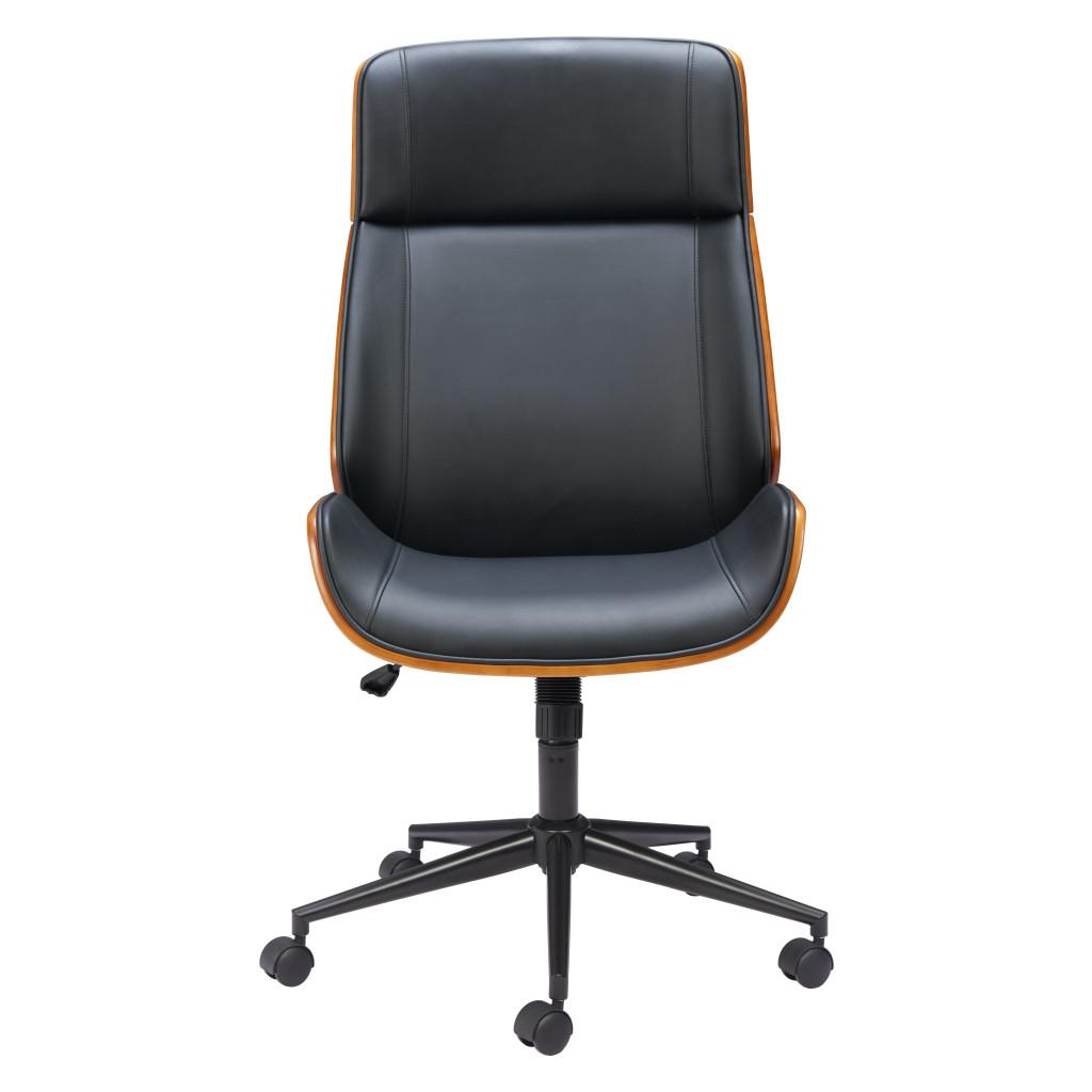 ZUO Flex High Back Office Chair Black