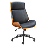 ZUO Flex High Back Office Chair Black