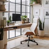 ZUO Flex High Back Office Chair White
