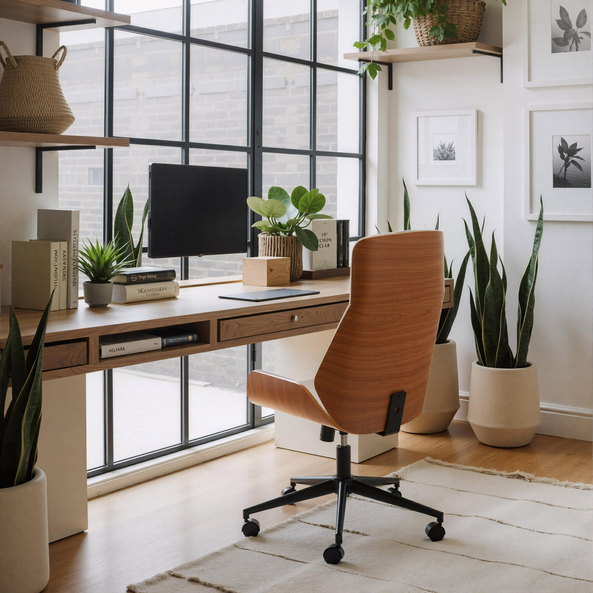 ZUO Flex High Back Office Chair White