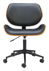 ZUO Flex Low Back Office Chair Black
