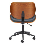 ZUO Flex Low Back Office Chair Black