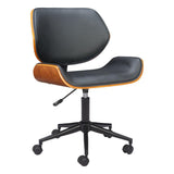 ZUO Flex Low Back Office Chair Black