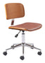 ZUO Duravel Office Chair Brown
