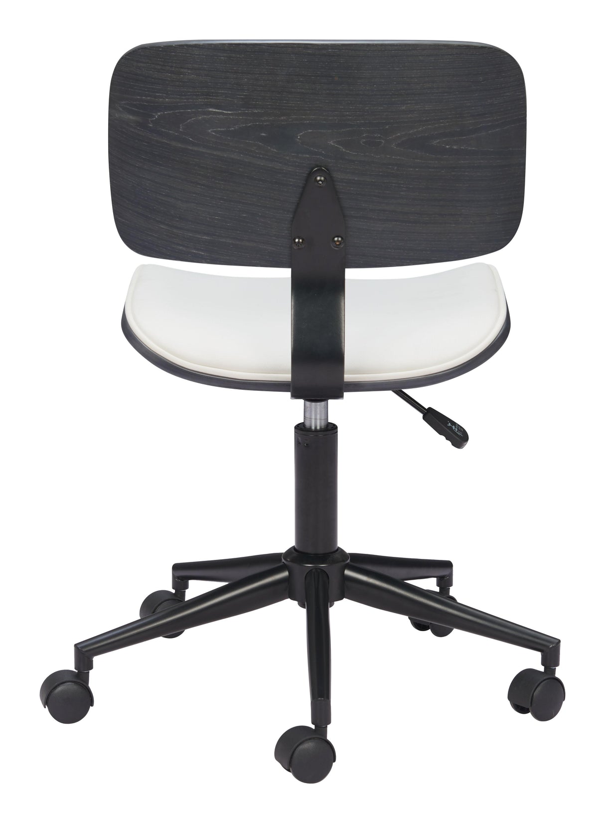 ZUO Duravel Office Chair White & Black
