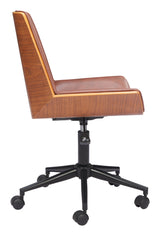 ZUO Maker Office Chair Brown