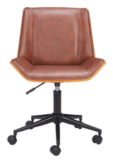 ZUO Maker Office Chair Brown
