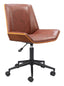 ZUO Maker Office Chair Brown
