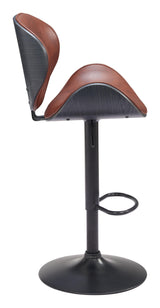 ZUO Meyane Barstool Brown