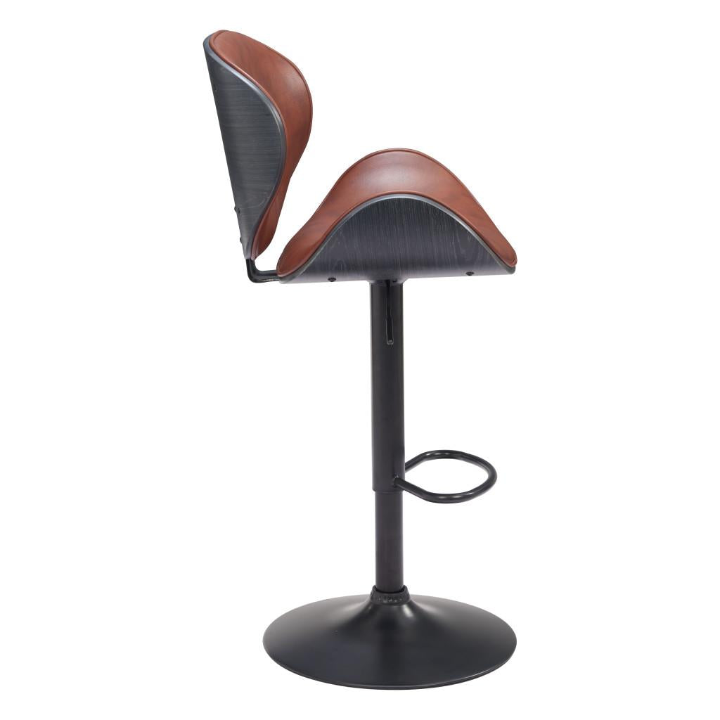 ZUO Meyane Barstool Brown