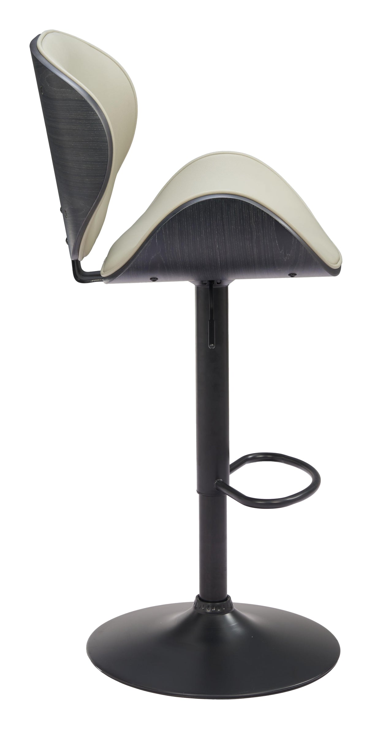 ZUO Meyane Barstool Gray