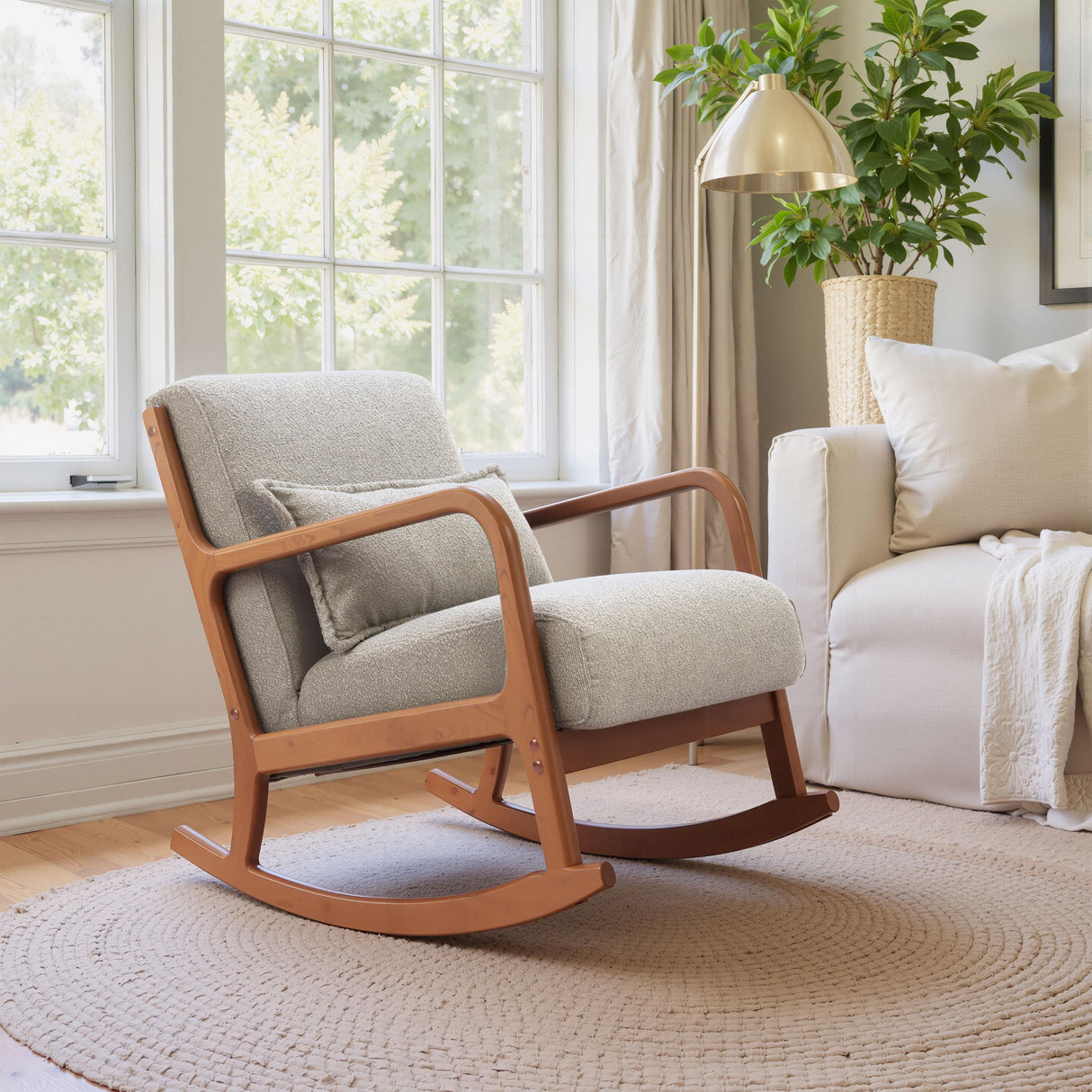 ZUO Hady Rocking Chair Gray
