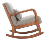 ZUO Hady Rocking Chair Gray