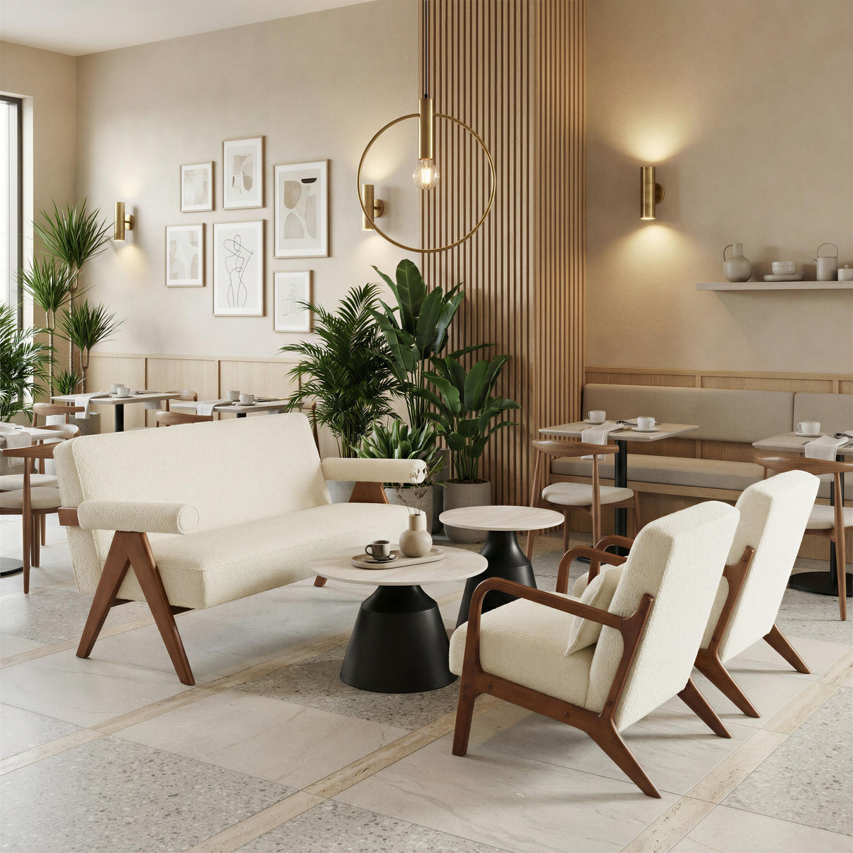 ZUO Macio Accent Chair Cream
