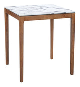 ZUO Eva Counter Table White