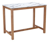 ZUO Fein Counter Table White