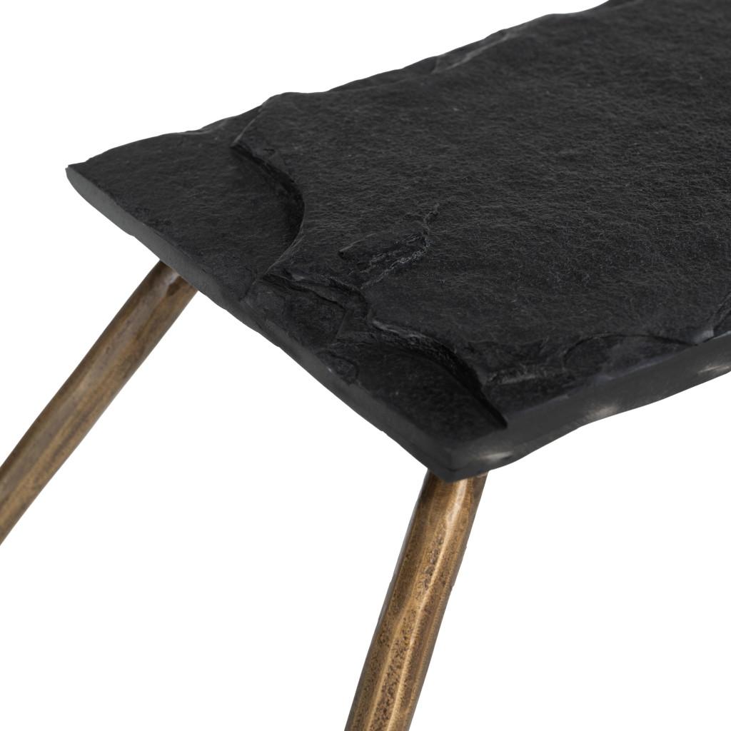 ZUO Ranol Console Table Brass