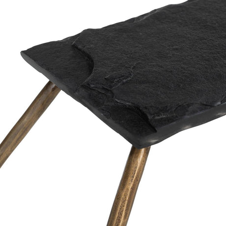 ZUO Ranol Console Table Brass