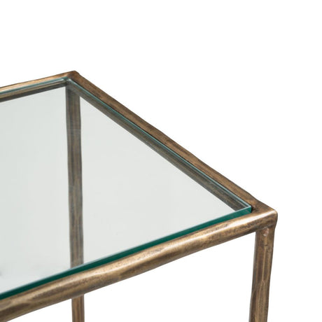 ZUO Ranol Console Table Brass