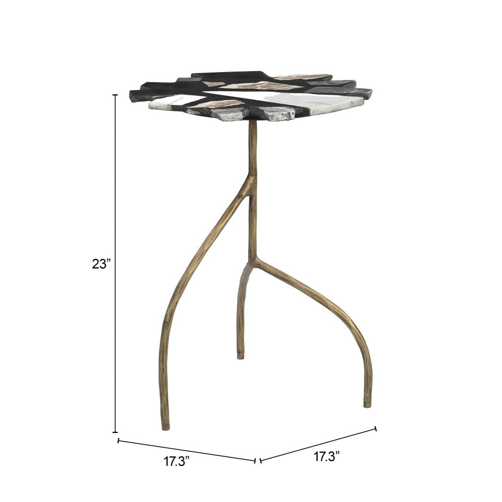 ZUO Baia Side Table Multicolor
