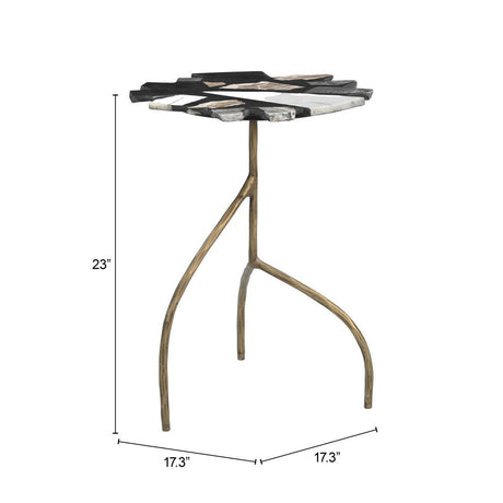 ZUO Baia Side Table Multicolor