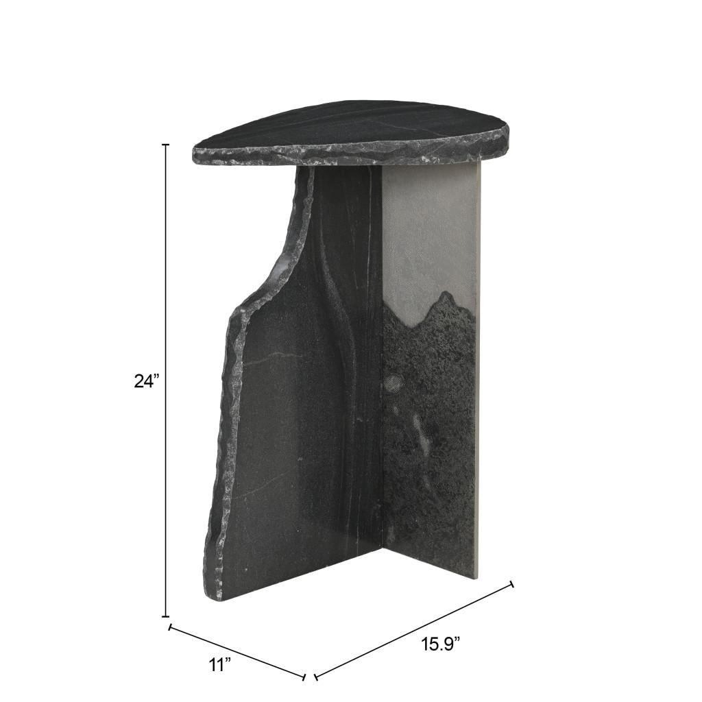 ZUO Surya Side Table Black