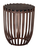 ZUO Kafig Side Table Bronze