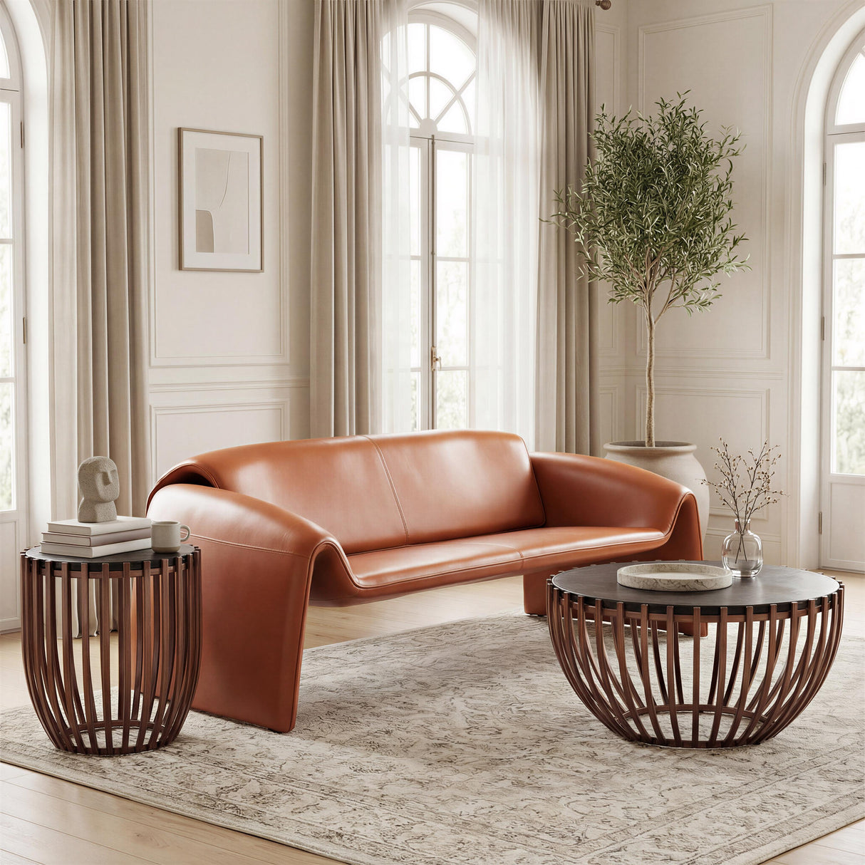 ZUO Kafig Coffee Table Bronze