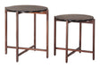 ZUO Gema Coffee Table Set (2-Piece) Bronze