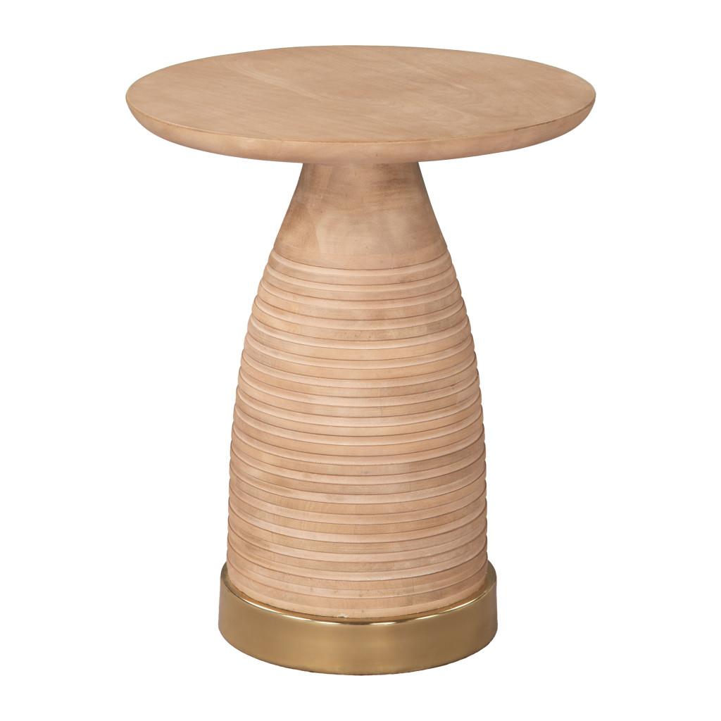 ZUO Radiant Side Table Natural