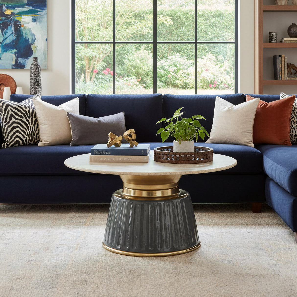 ZUO Glasa Coffee Table Multicolor