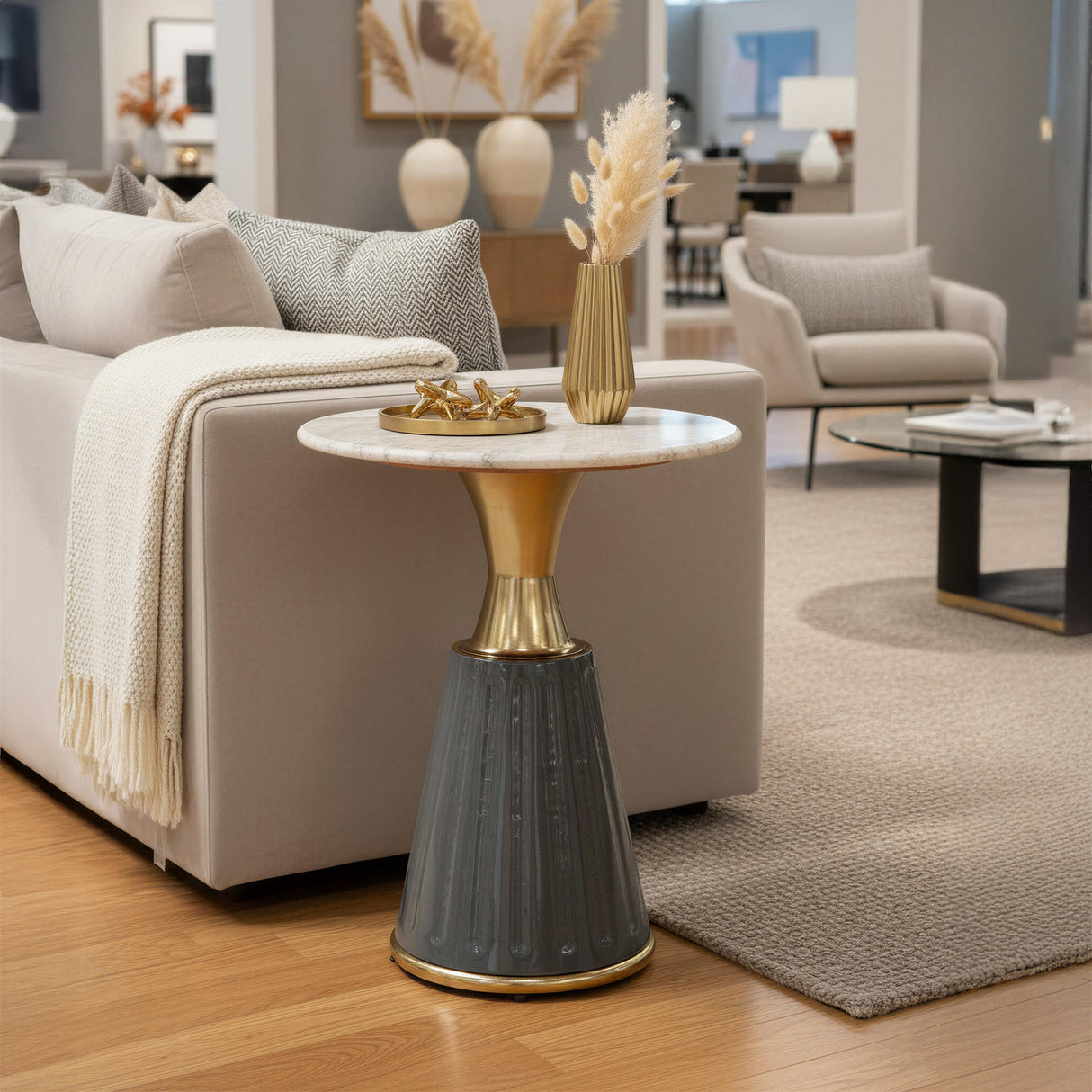 ZUO Glasa Side Table Multicolor