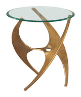 ZUO Sabel Side Table Gold