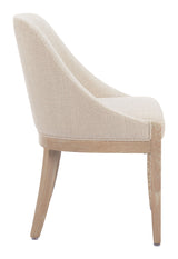 ZUO Calmo Dining Chair Beige