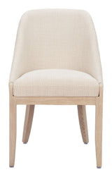 ZUO Calmo Dining Chair Beige